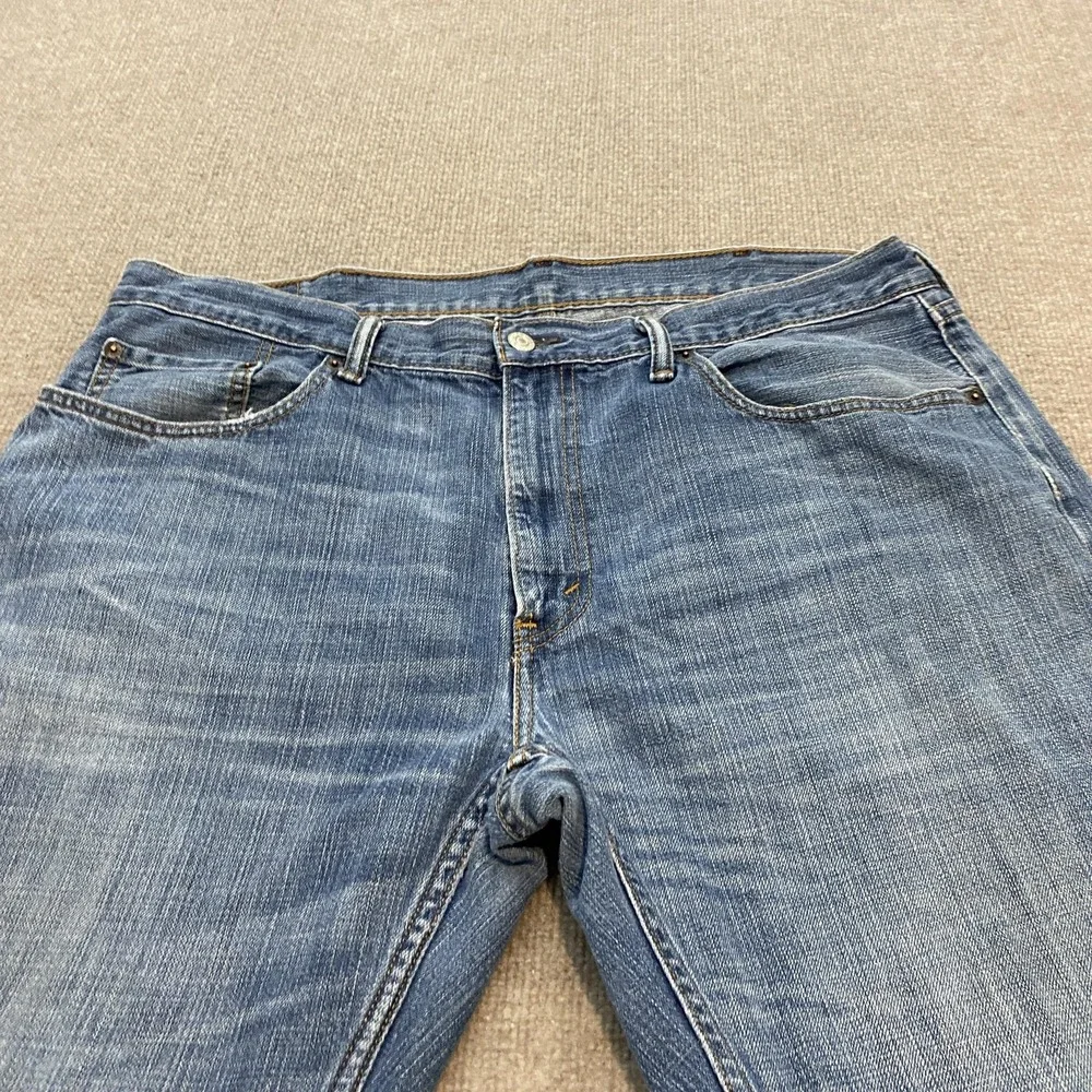 Levis 559 Jeans Mens 38x32 Blue Baggy Distressed Relaxed Straight Denim Pants
